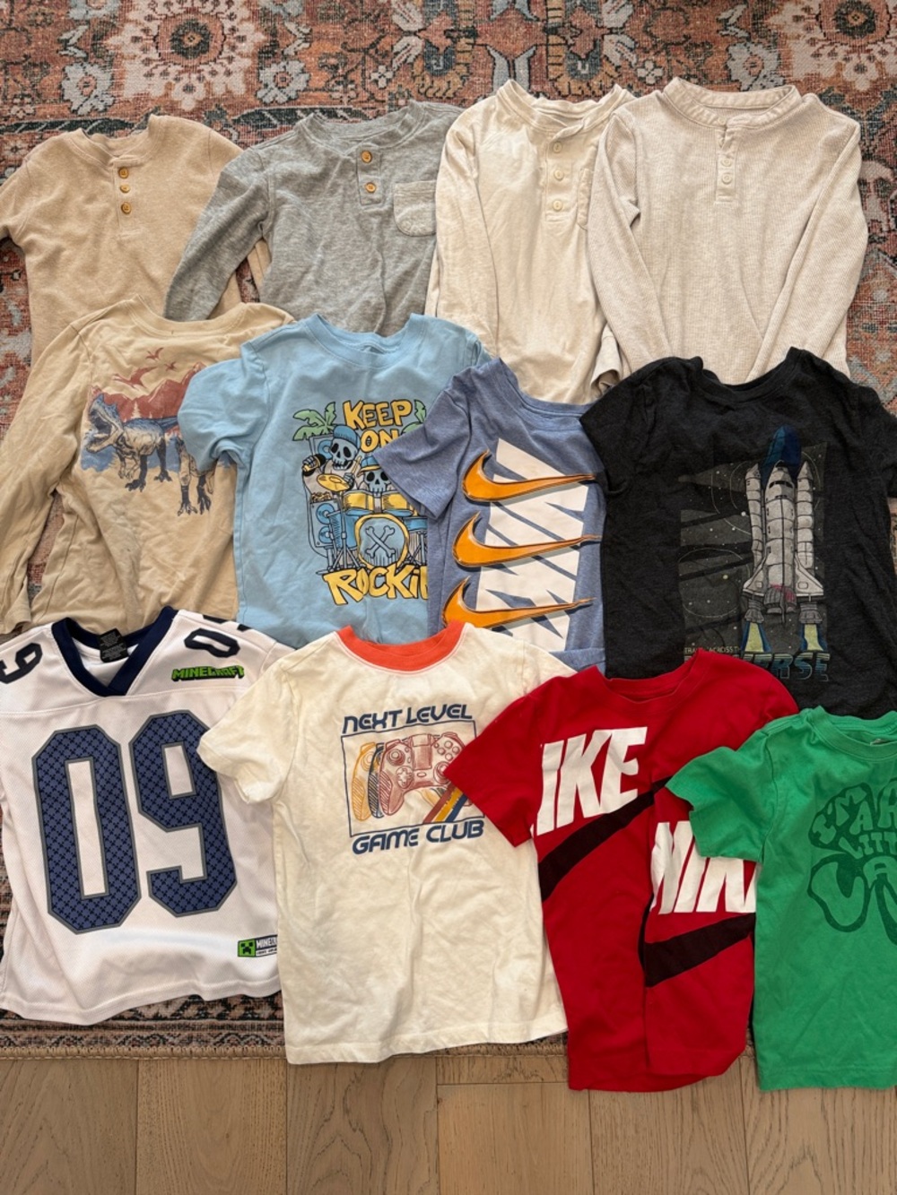 Boys 12-shirt LOT size 6